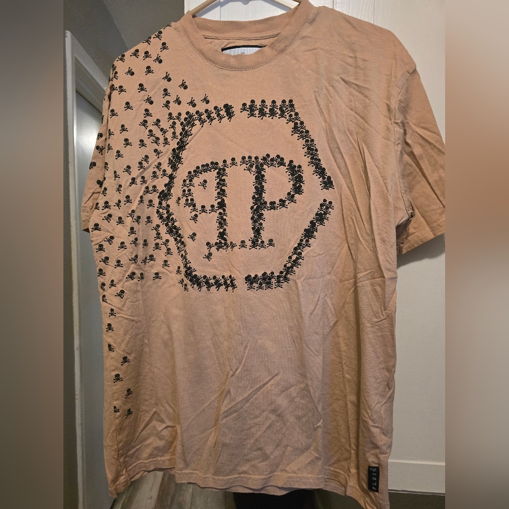 Philipp Plein Tan Graphic T-Shirt